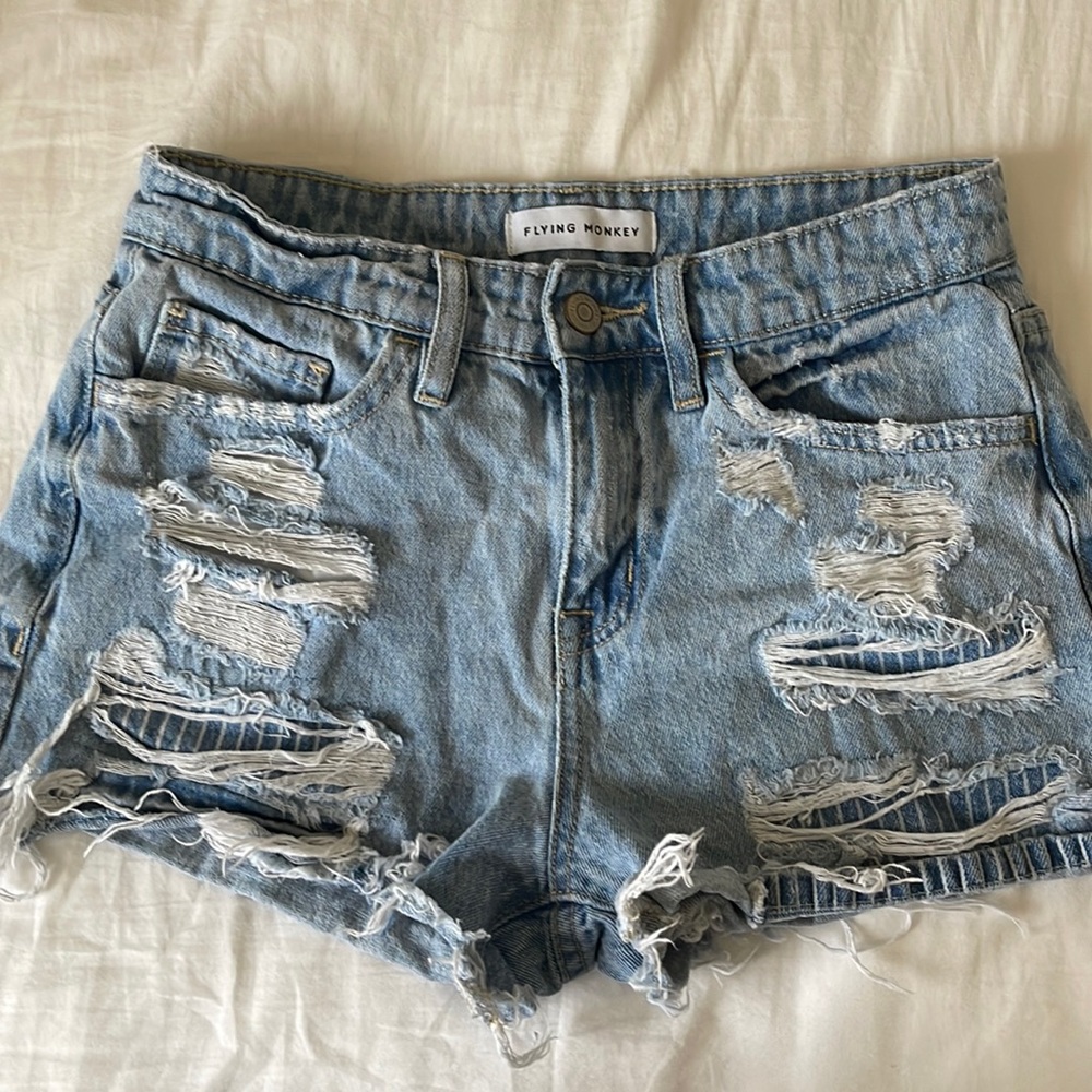 Flying Monkey Jean shorts